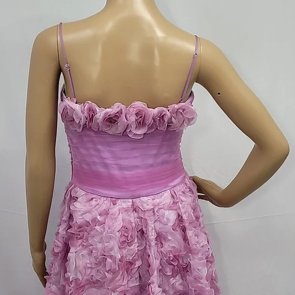 Tadashi Shoji Women's 3D Floral Appliqué Fit And Flare Cocktail Dress - Picture 12 of 17